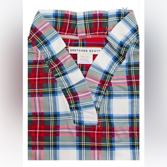 Gretchen Scott Designs Tops - Gretchen Scott Designs - Ruffneck Top - Duke of York